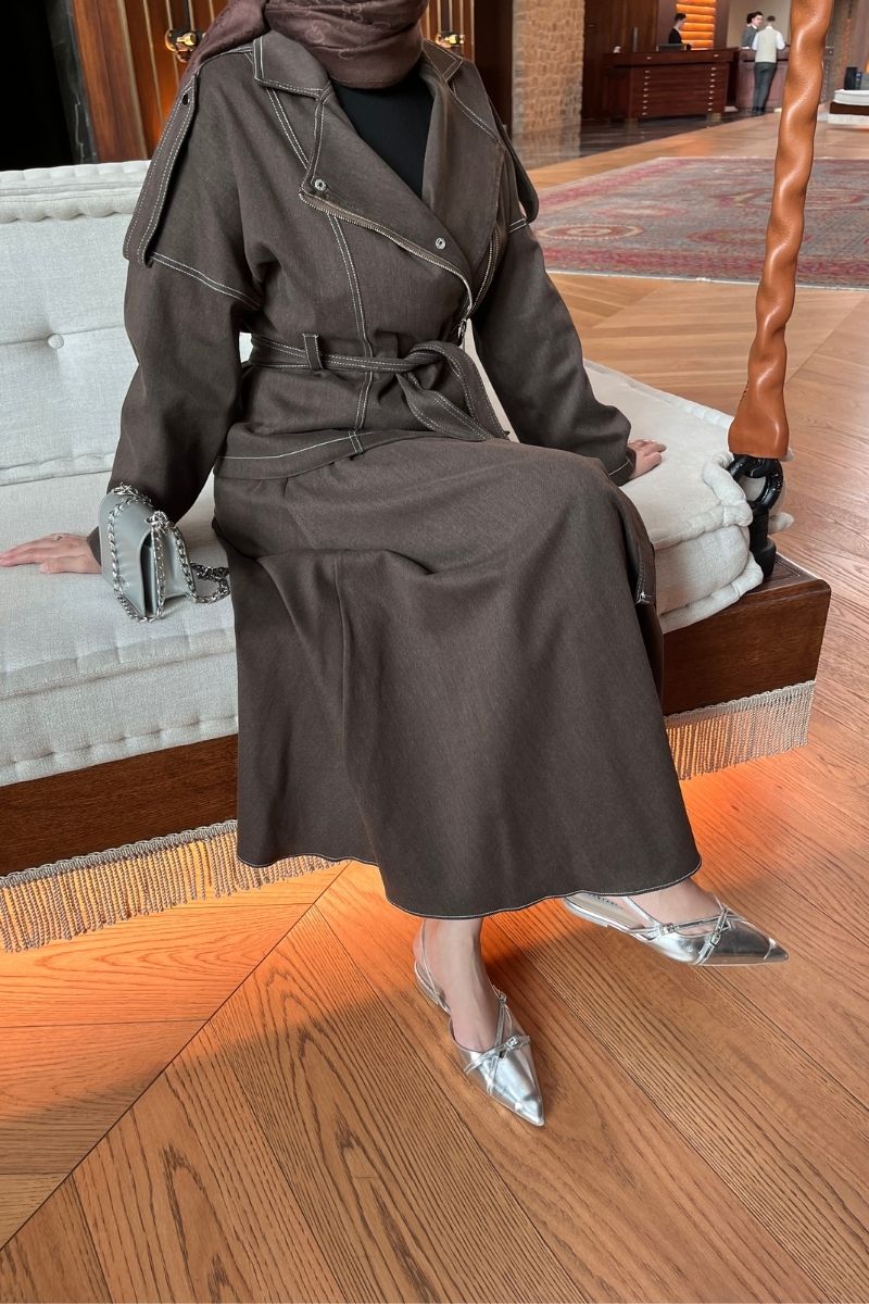 Premium Etek Takım Kahverengi