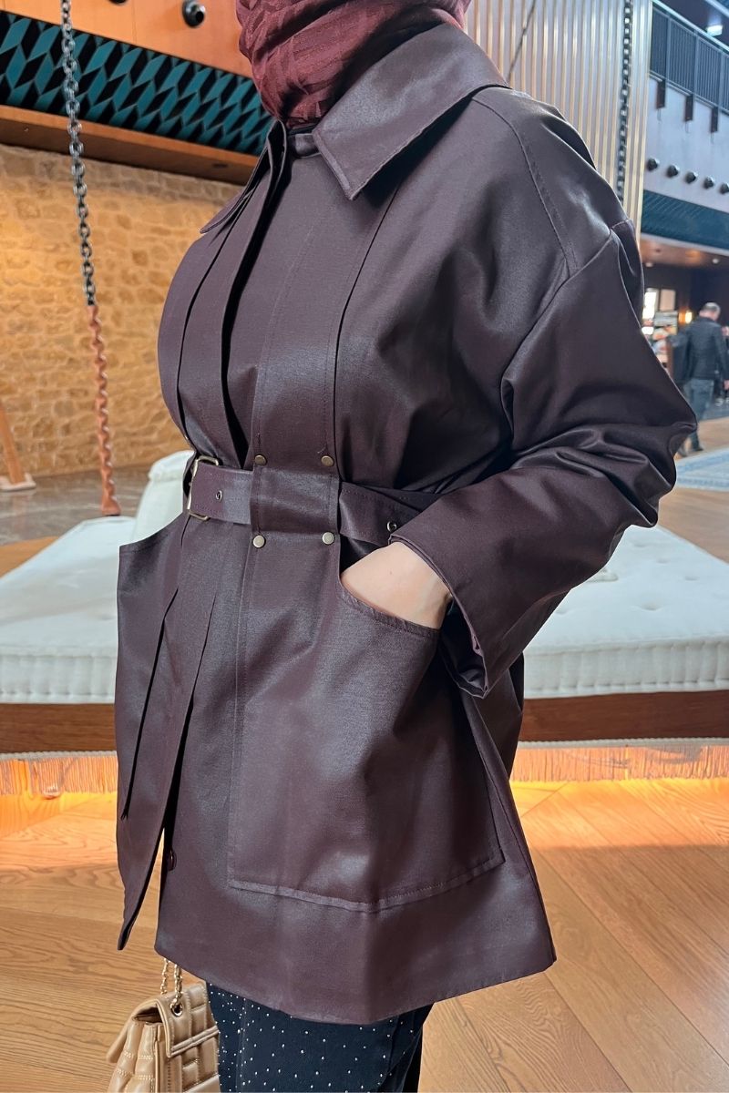 Tasarım Ceket Bordo