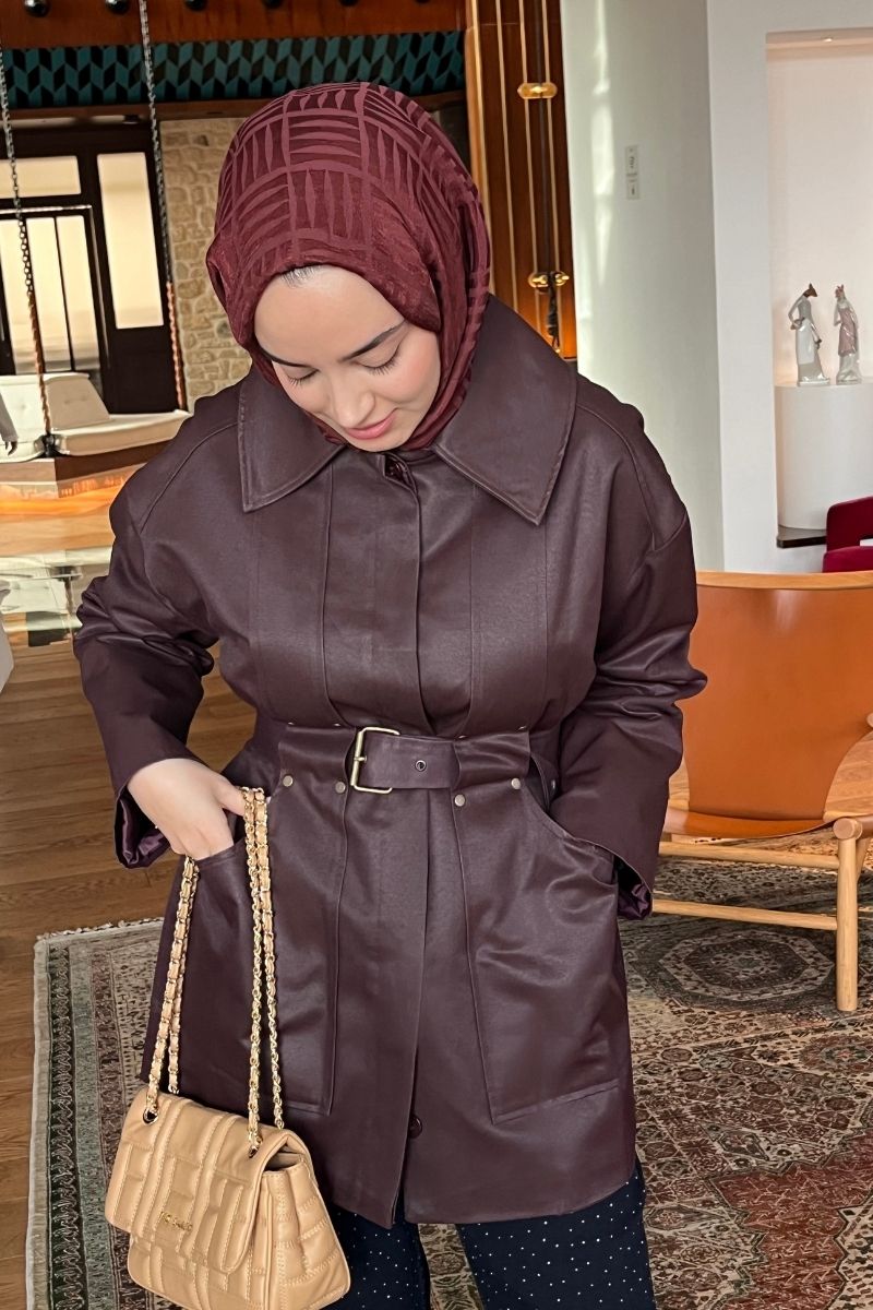 Tasarım Ceket Bordo